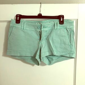 Teal/Blue Low rise shorts